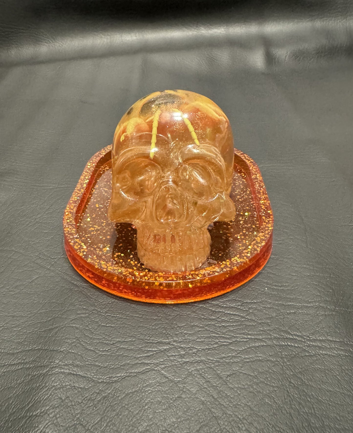 Orange Bug Skull Tray Light Up