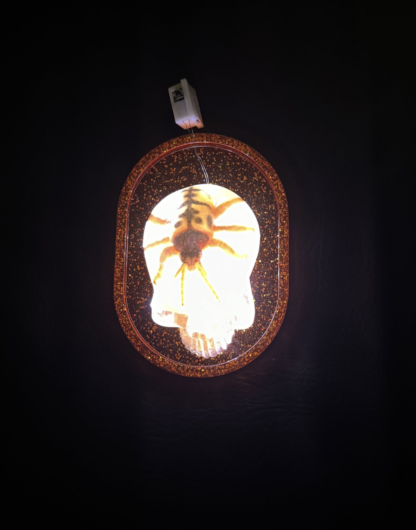 Orange Bug Skull Tray Light Up