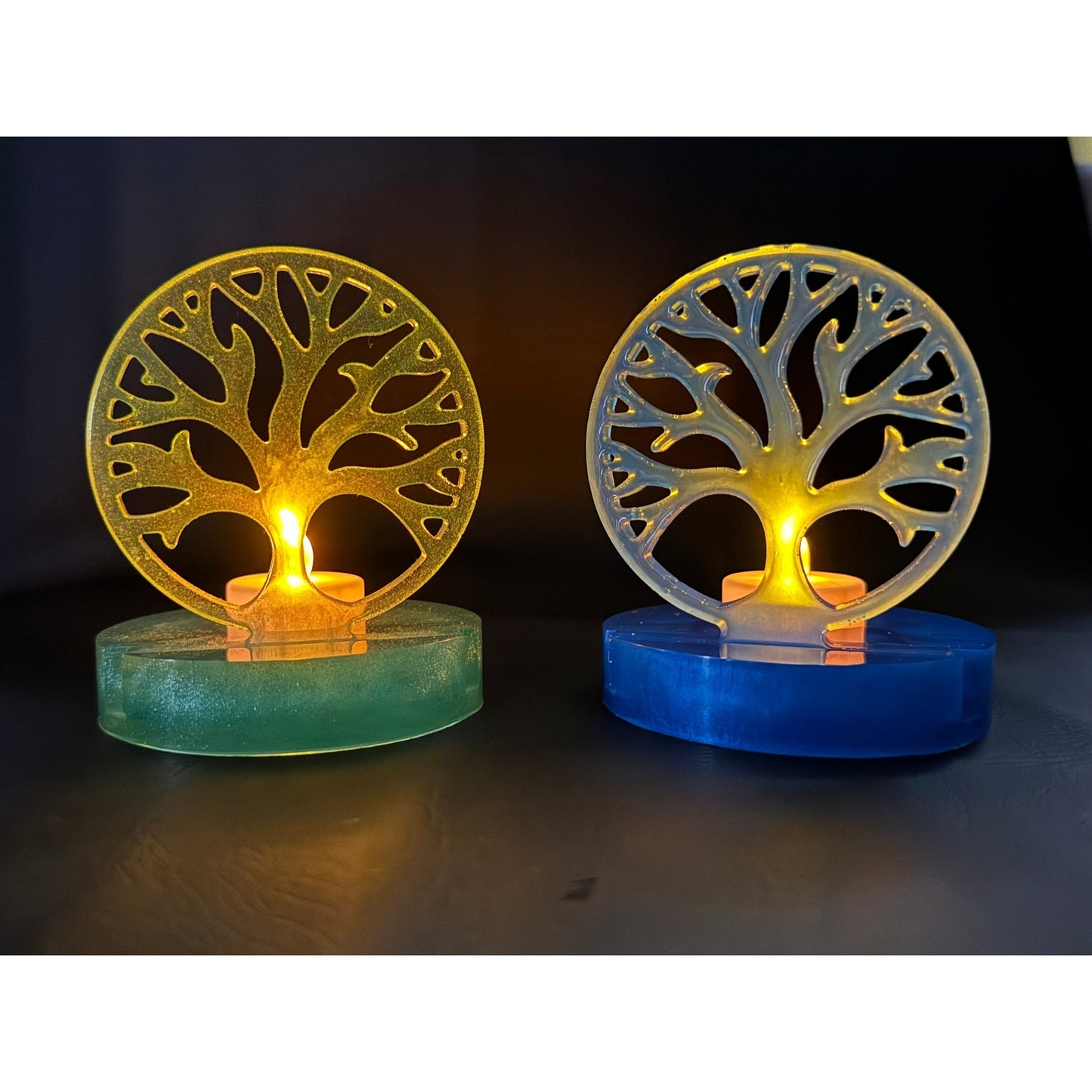 x2 Tea Light Tree Holders