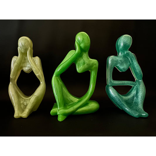 Green Thinker Set x3 Figures